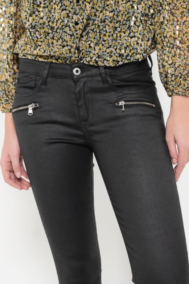 Power Skinny 7/8 jeans beschichtet schwarz Nr.0