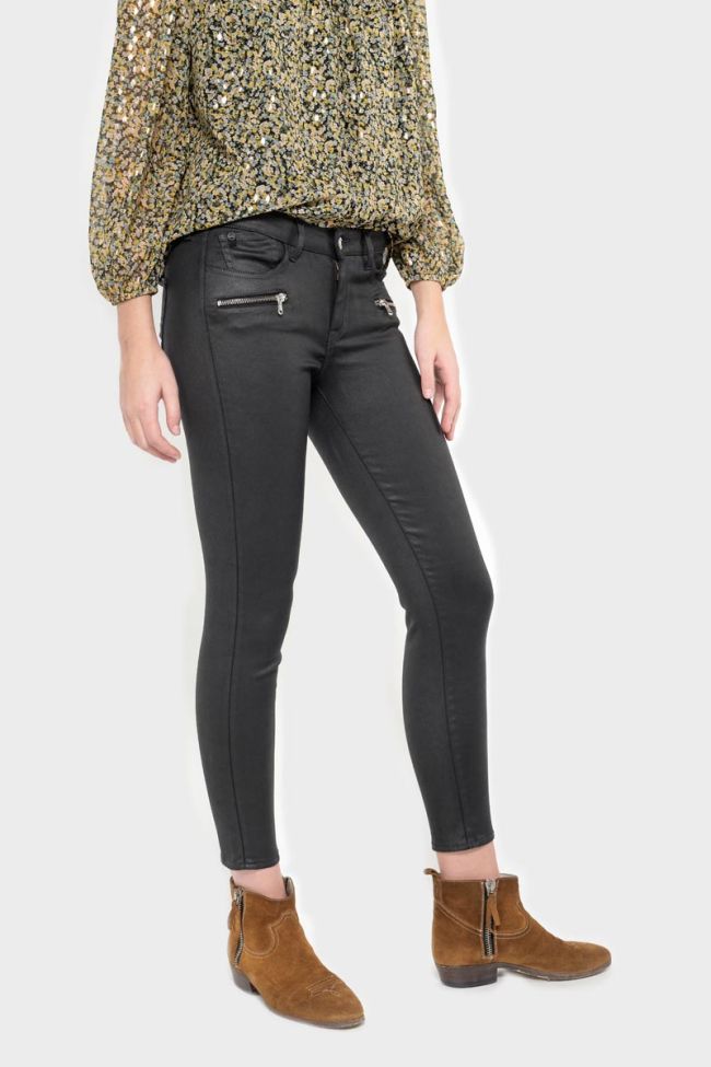 Power Skinny 7/8 jeans beschichtet schwarz Nr.0