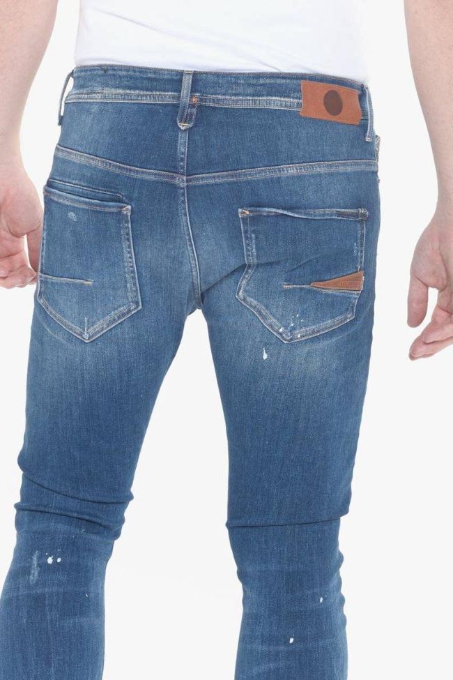 900/15 Tapered jeans destroy vintage blau Nr.3