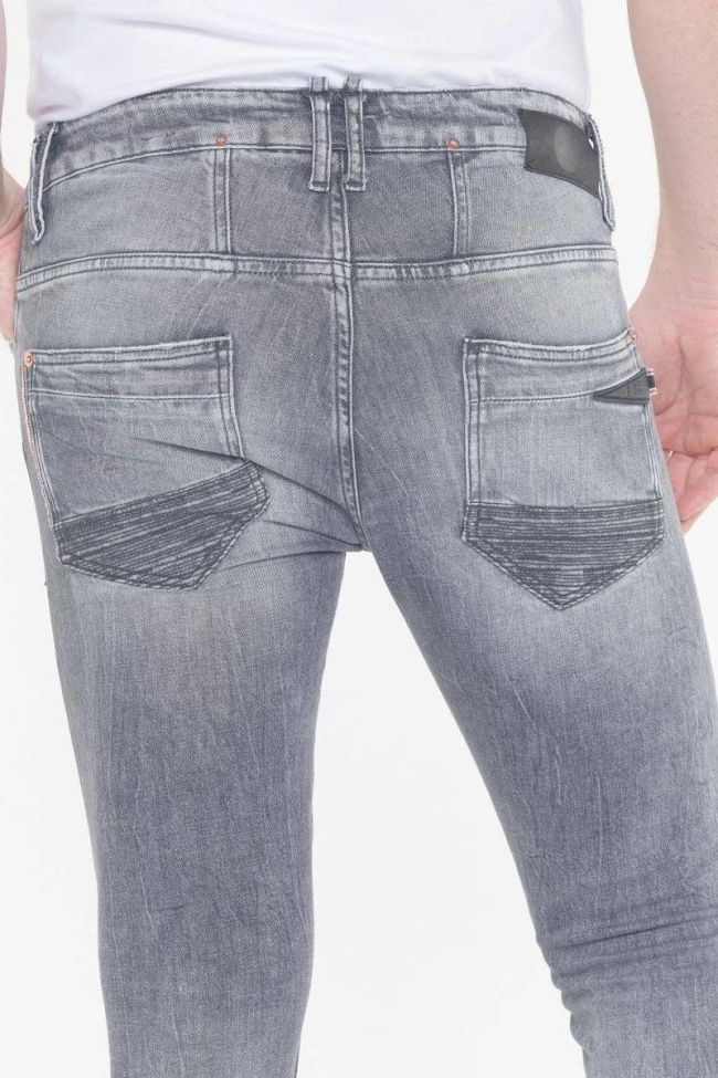 900/15 Tapered jeans destroy grau Nr.3