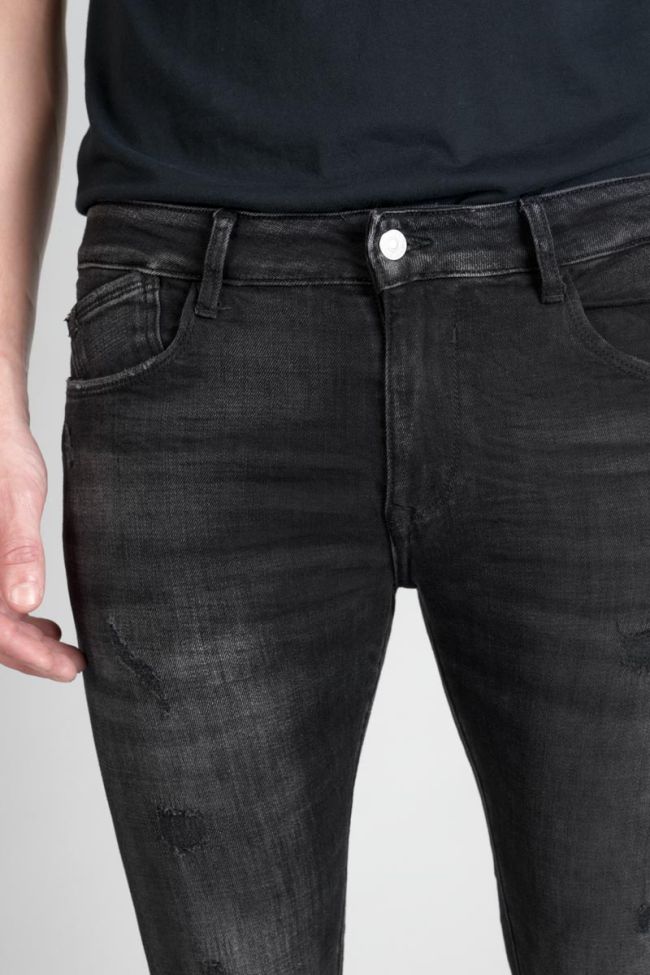 Jeans power skinny 7/8 destroy schwarz Nr.1