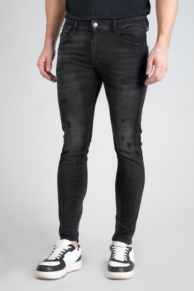 Jeans power skinny 7/8 destroy schwarz Nr.1