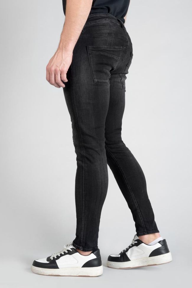 Jeans power skinny 7/8 destroy schwarz Nr.1