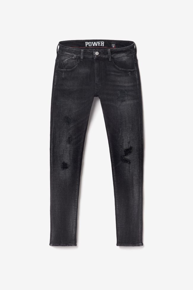 Jeans power skinny 7/8 destroy schwarz Nr.1