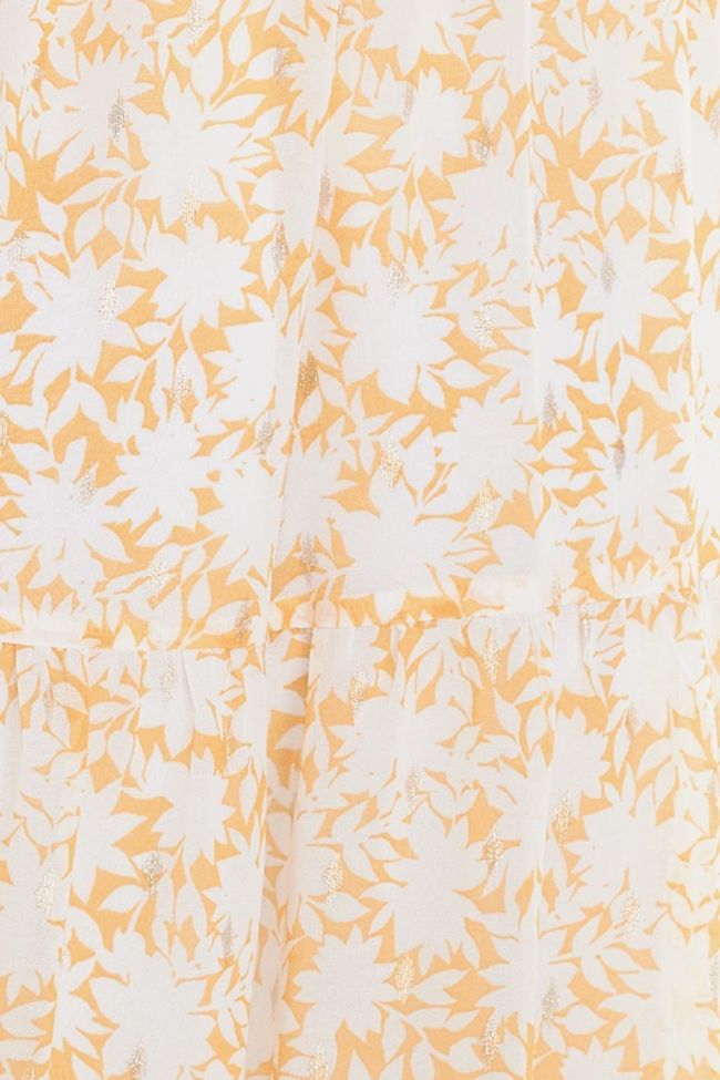 Langes kleid Bilbao in gelb