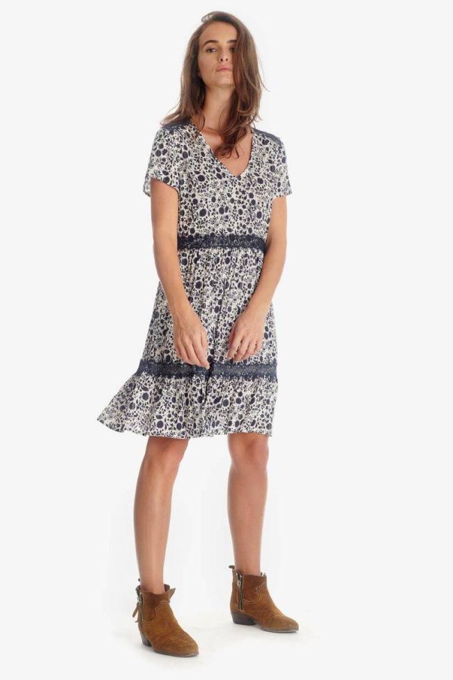 Kleid Bloomy in blau