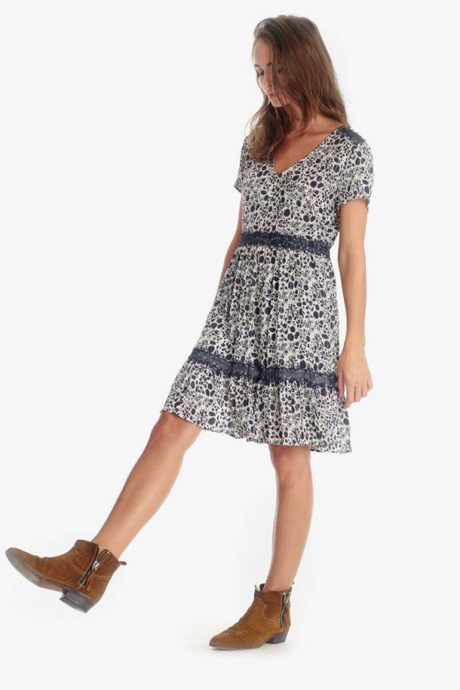 Kleid Bloomy in blau