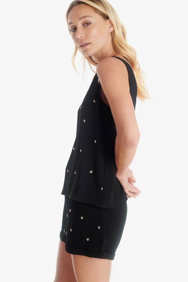 Top Fioni in schwarz