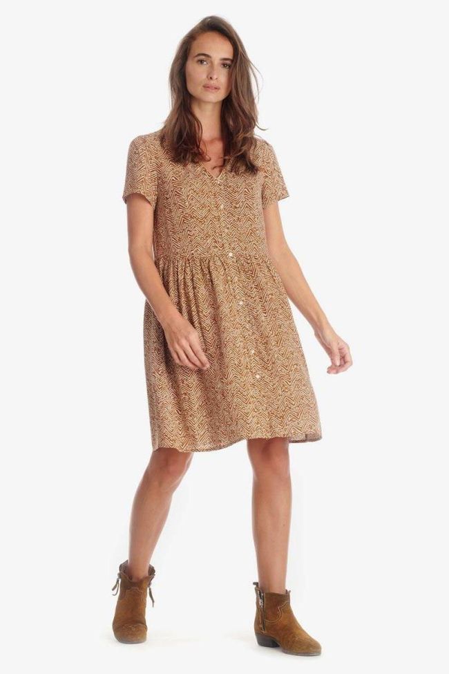 Kleid Isae in braun