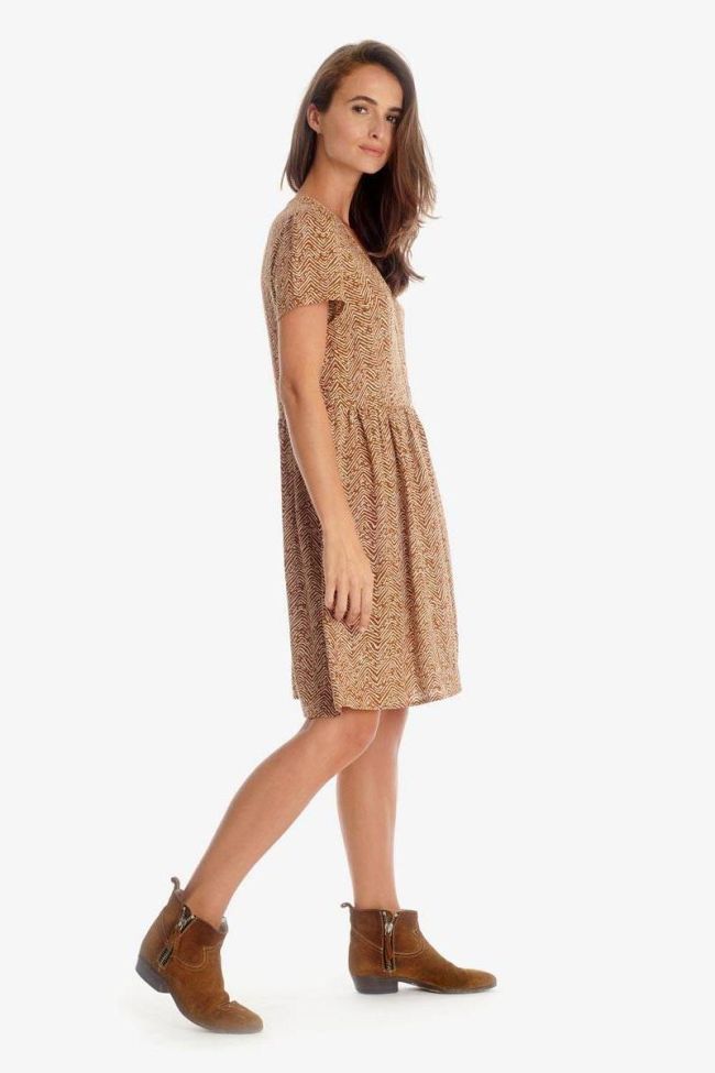 Kleid Isae in braun
