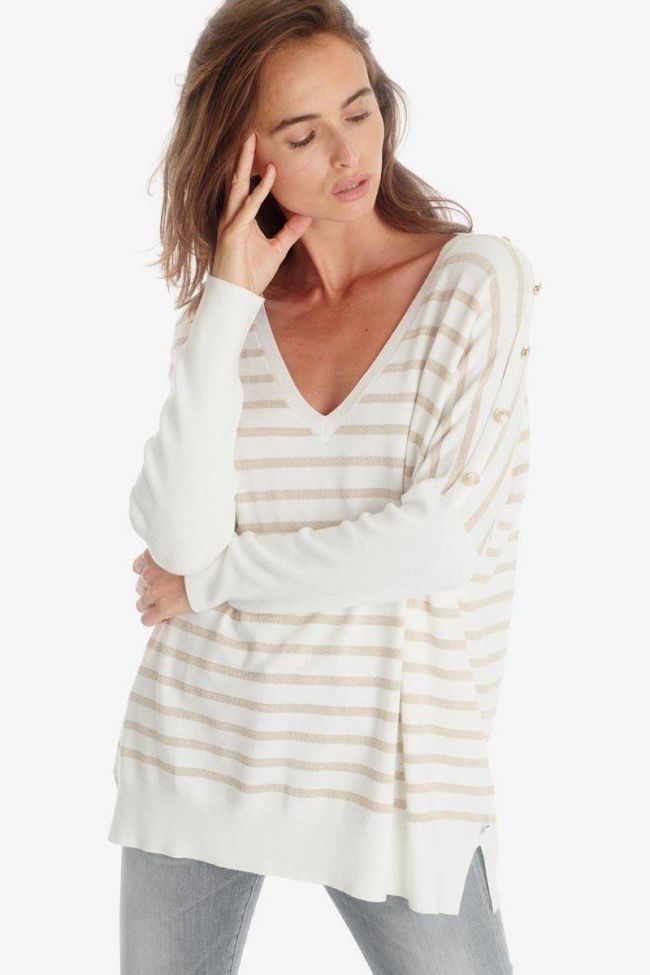 Pullover July in weiß