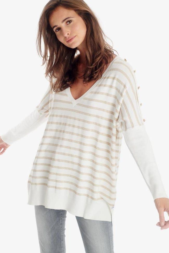 Pullover July in weiß