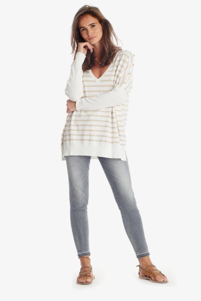 Pullover July in weiß