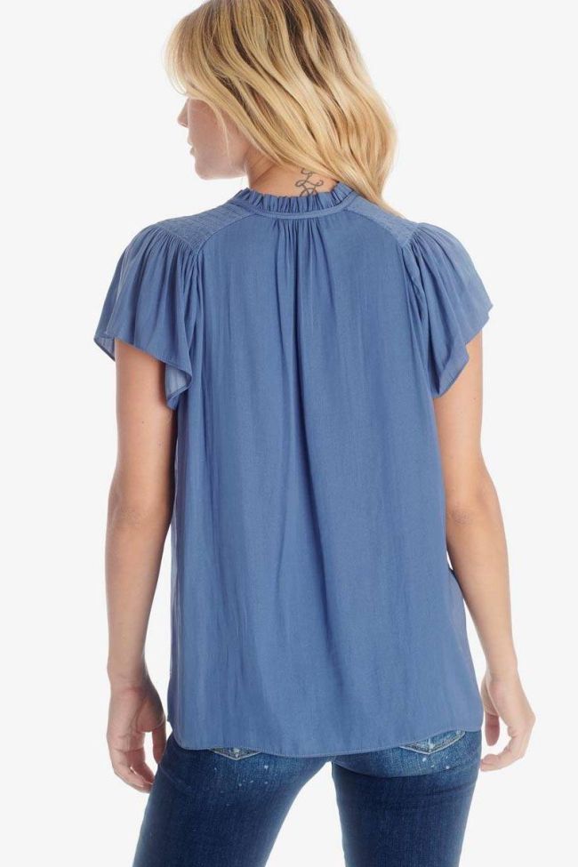 Top Laure in blau