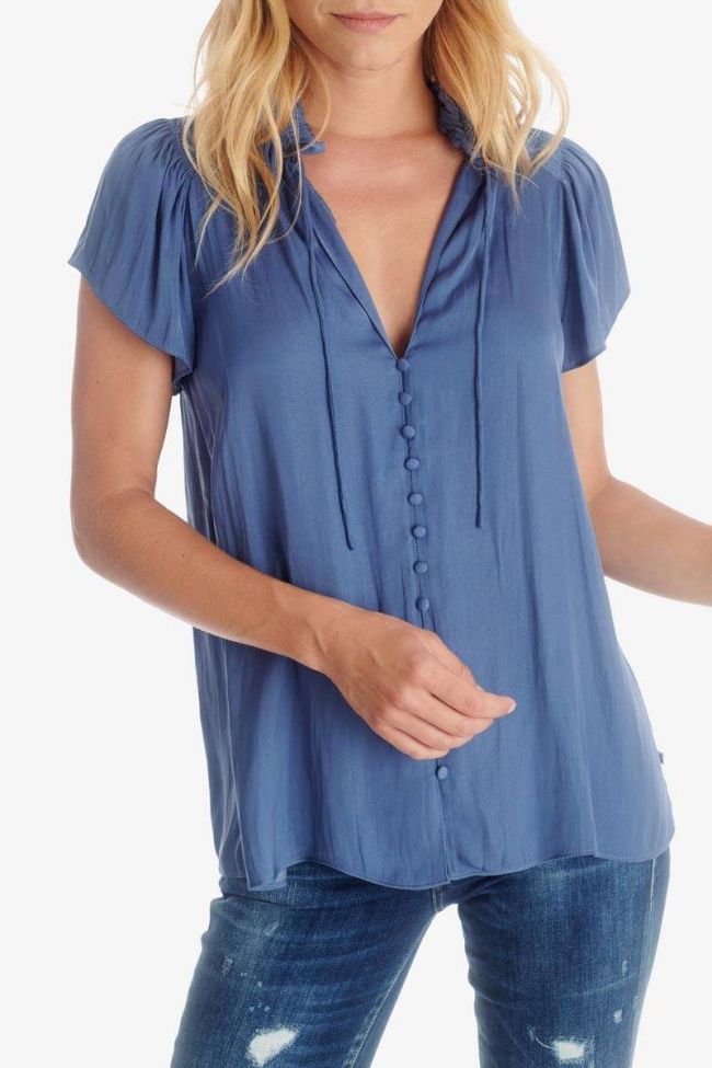 Top Laure in blau