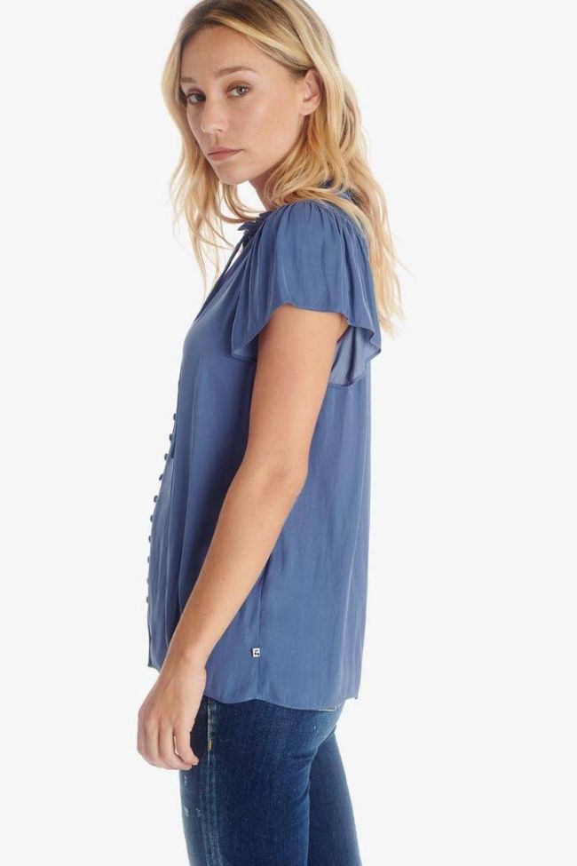 Top Laure in blau