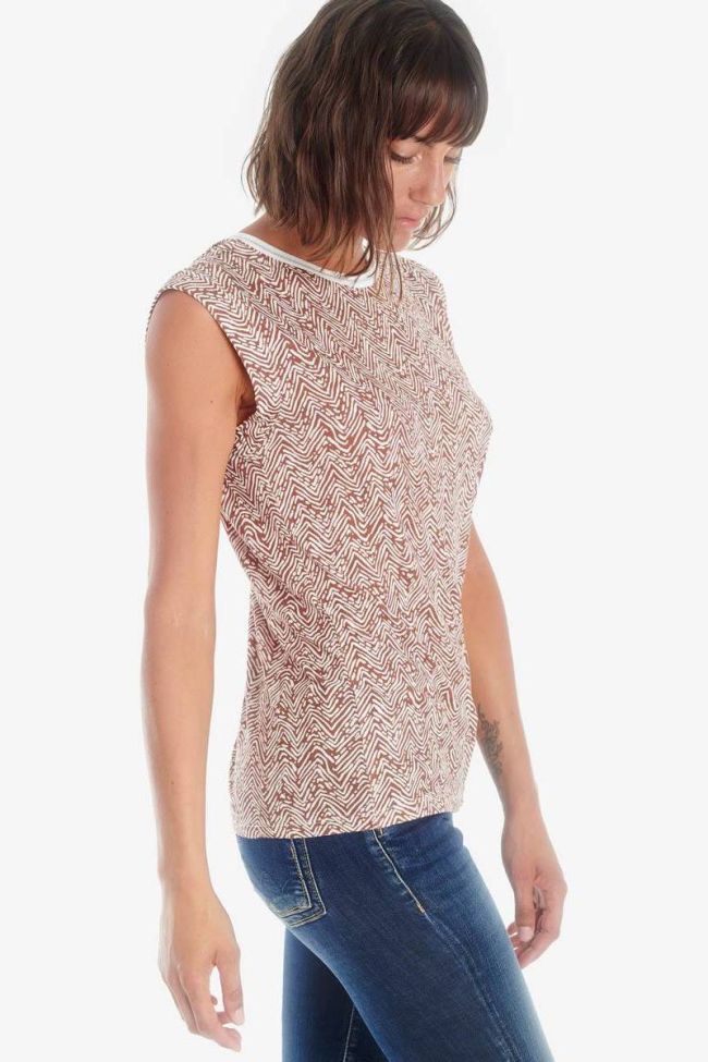 T-shirt Lidy in braun