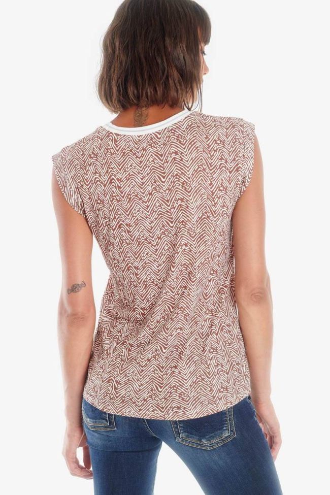 T-shirt Lidy in braun