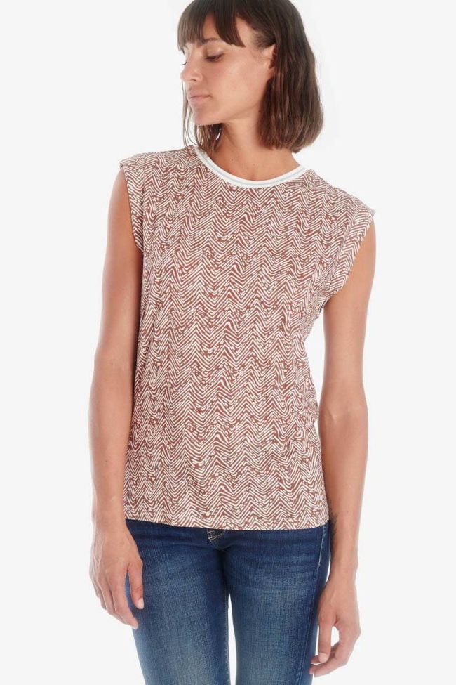 T-shirt Lidy in braun