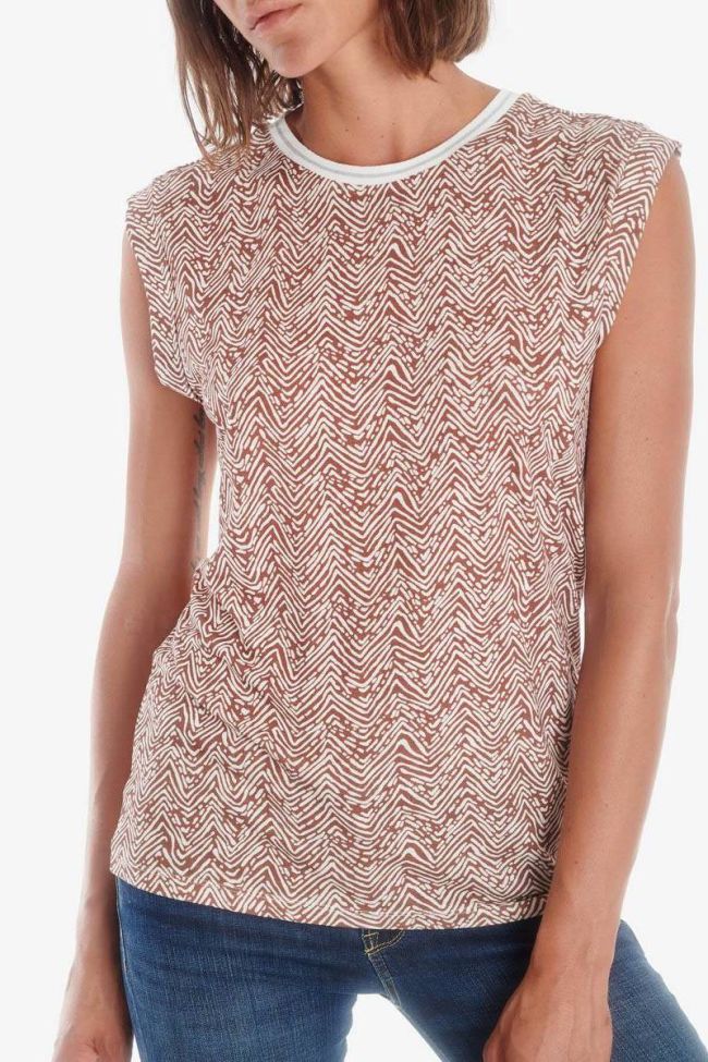 T-shirt Lidy in braun