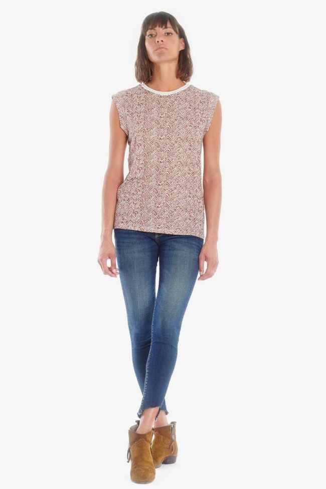 T-shirt Lidy in braun