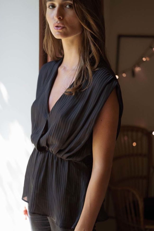 Top Louisie in schwarz