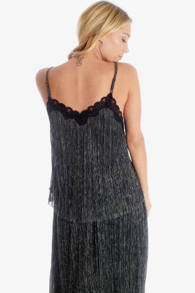 T-shirt Mugel in schwarz