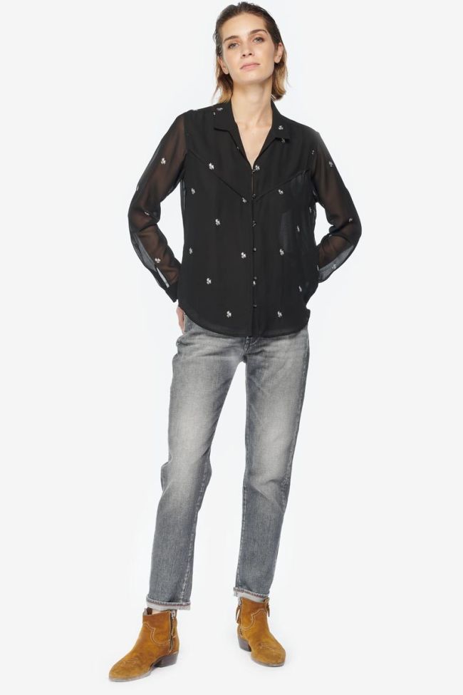 Hemd Russell in schwarz