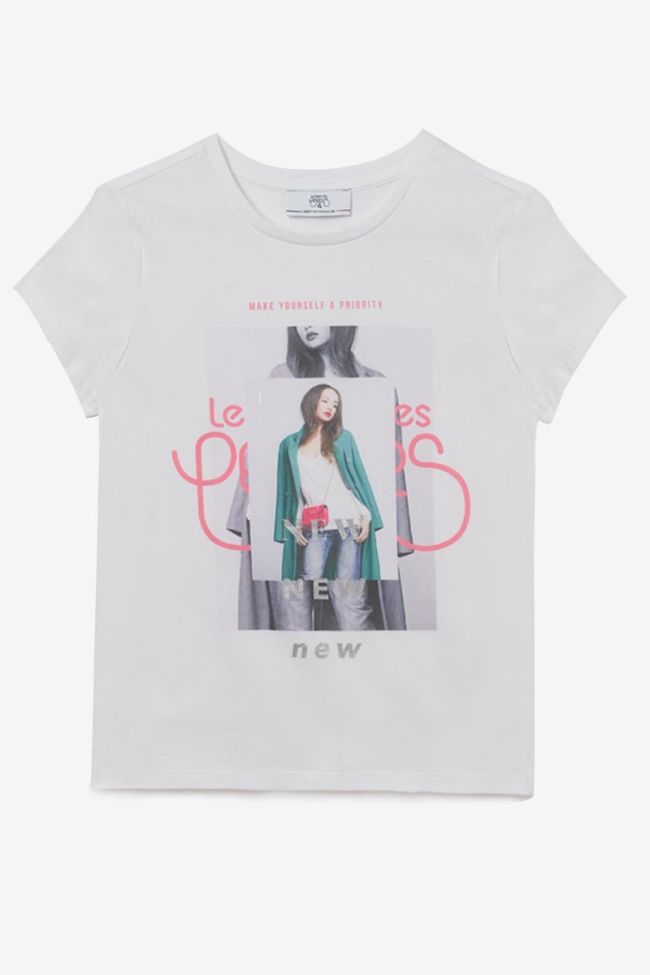 T-shirt Crystalg in weiß