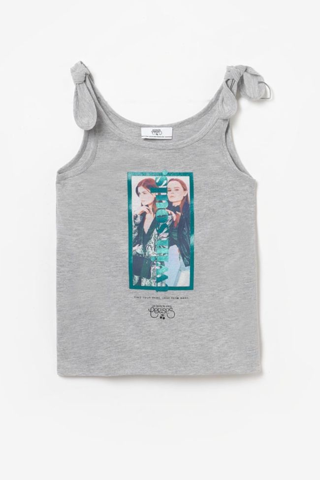 T-shirt Geminigi in grau