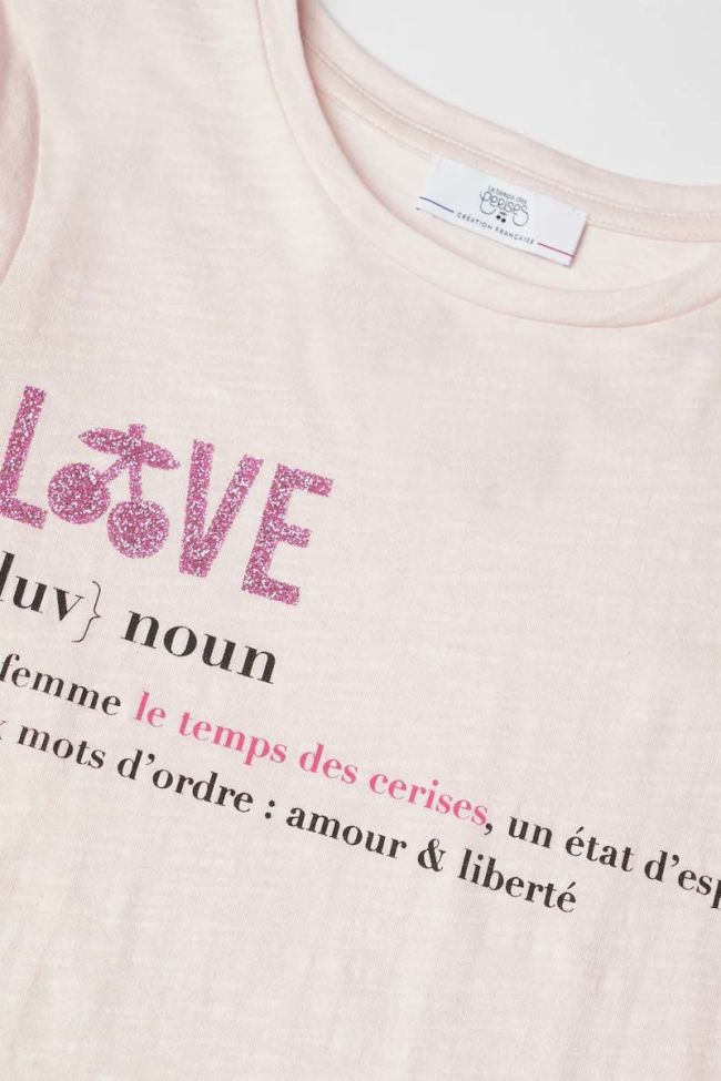 T-shirt Kendragi in rosa