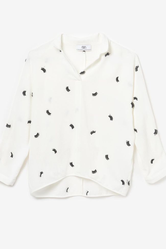 Top Lashesgi in weiß