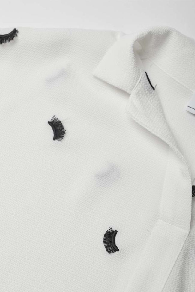 Top Lashesgi in weiß