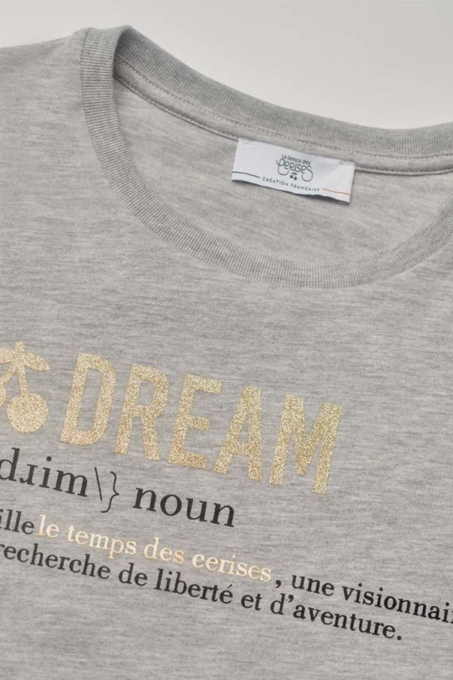 T-shirt Leilagi in grau