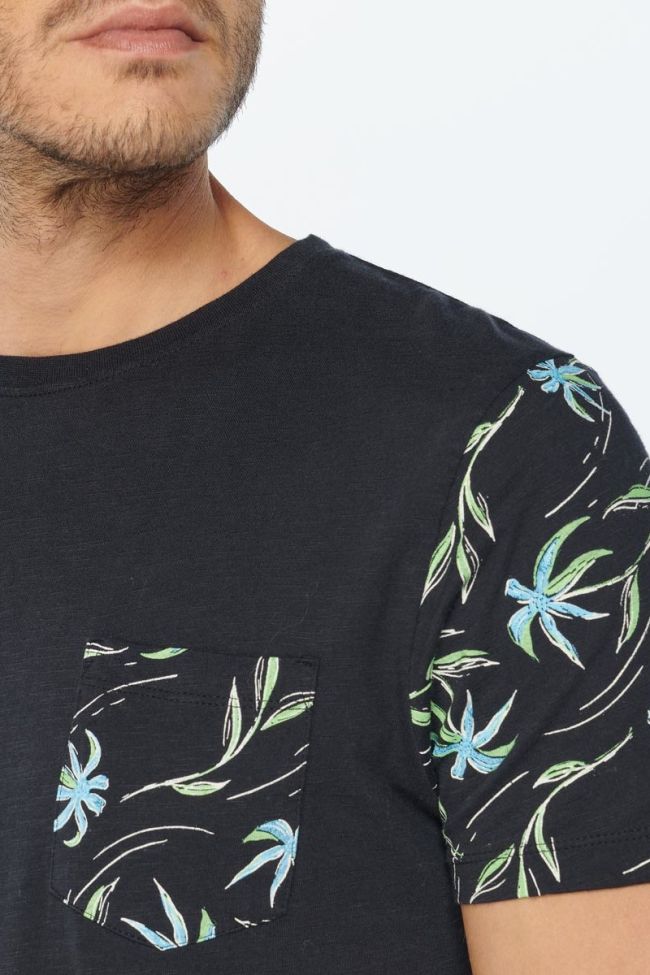 T-shirt Bazin in blau