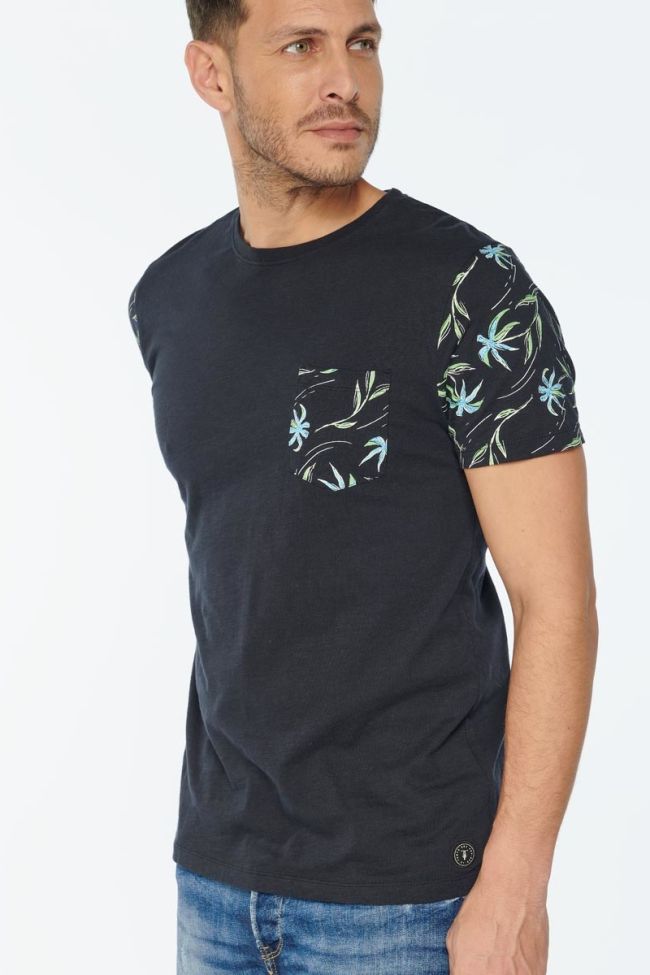 T-shirt Bazin in blau