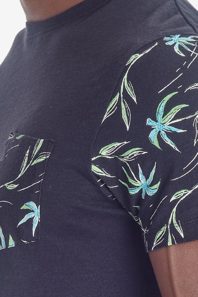 T-shirt Bazin in blau