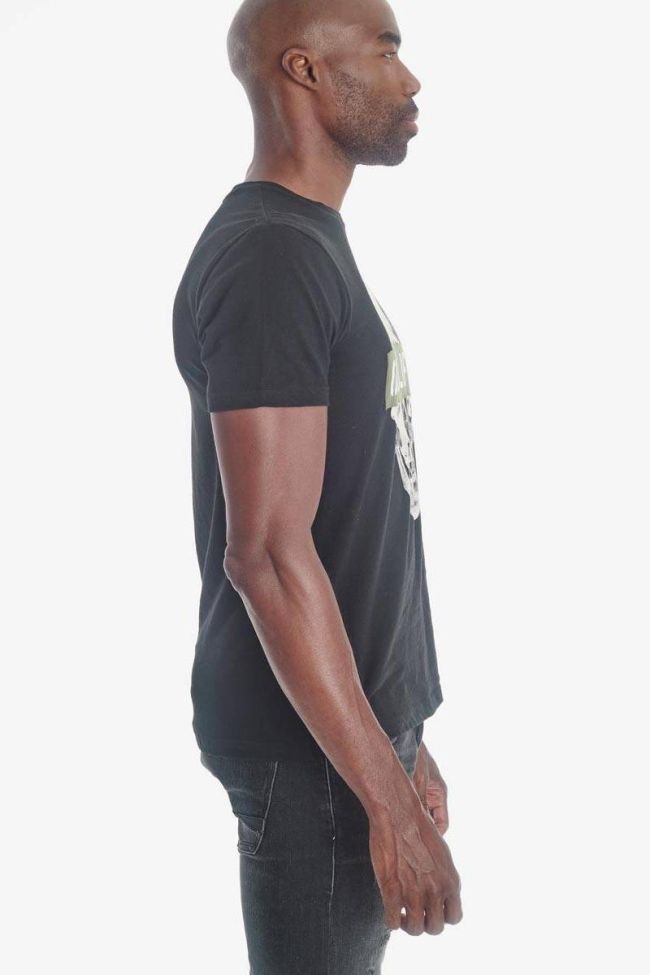 T-shirt Benton in schwarz