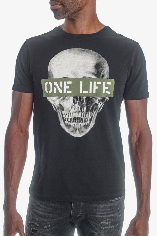 T-shirt Benton in schwarz