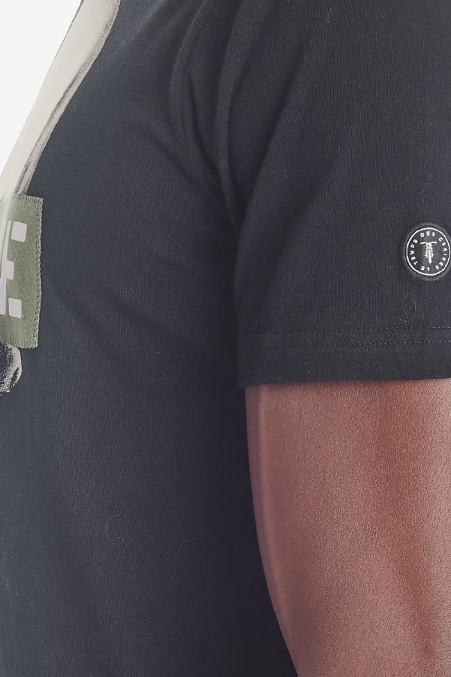 T-shirt Benton in schwarz