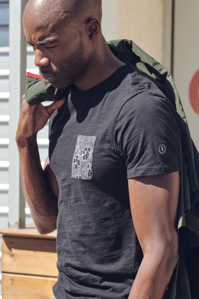 T-shirt Pilas in schwarz