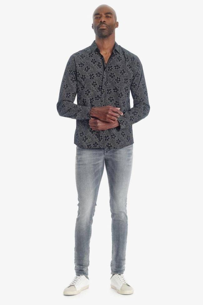 Hemd Vido in schwarz