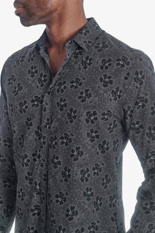 Hemd Vido in schwarz