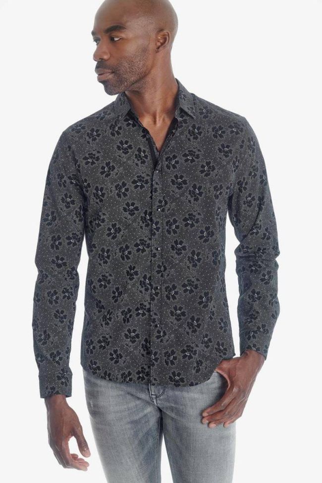 Hemd Vido in schwarz