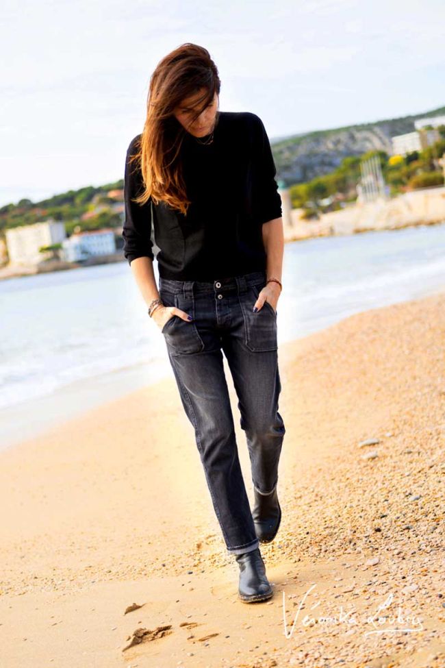 Rock 200/43 Boyfit jeans grau Nr.1