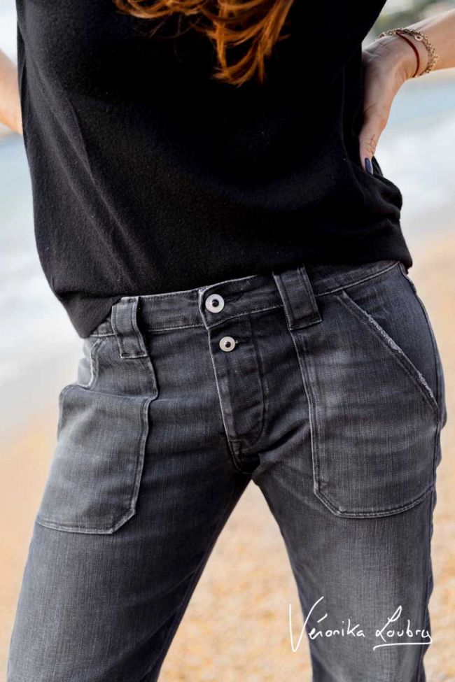 Rock 200/43 Boyfit jeans grau Nr.1