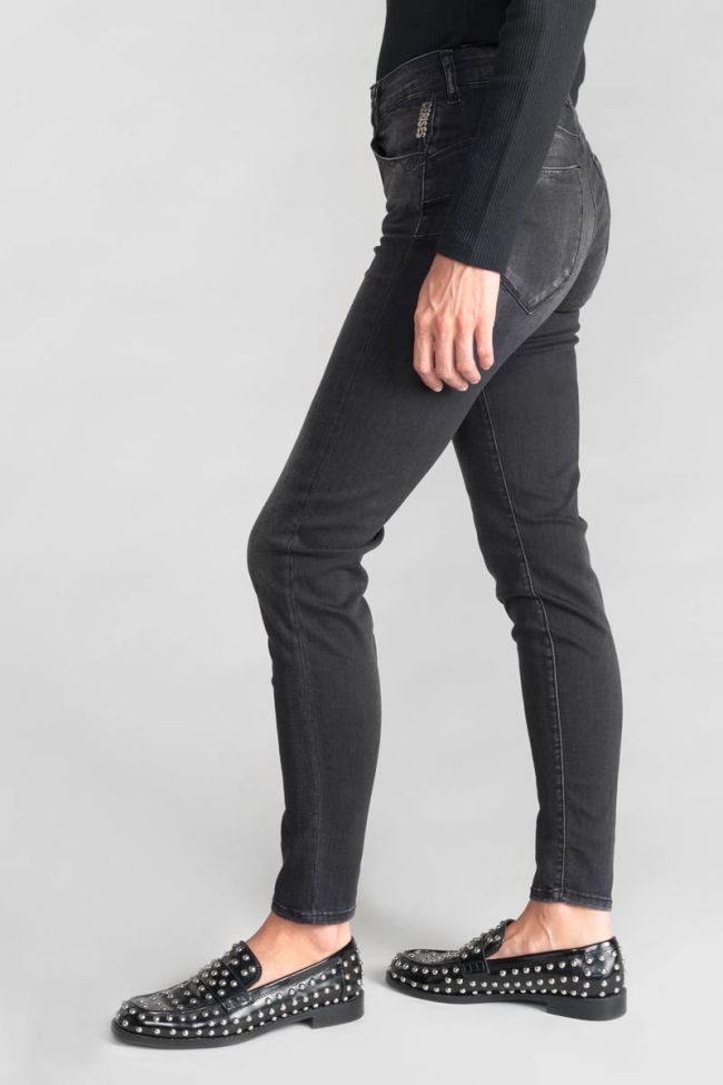 Jeans pulp slim Acya high waist 7/8 schwarz Nr.1