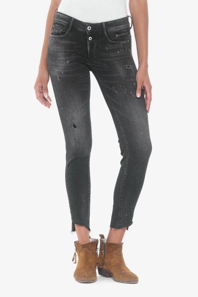 Alais Pulp Slim 7/8 jeans destroy schwarz Nr.1