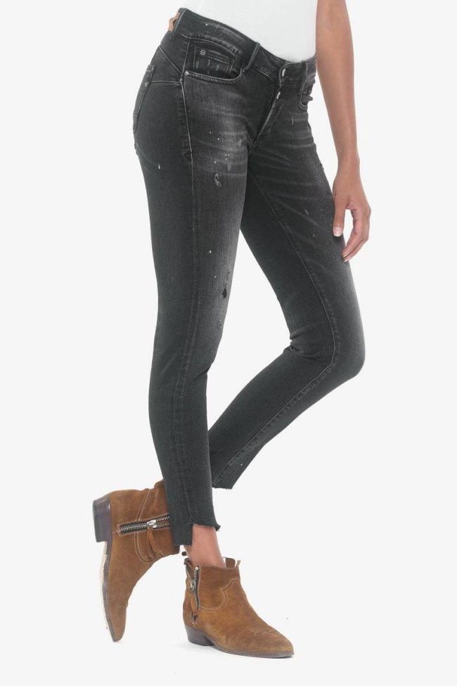 Alais Pulp Slim 7/8 jeans destroy schwarz Nr.1