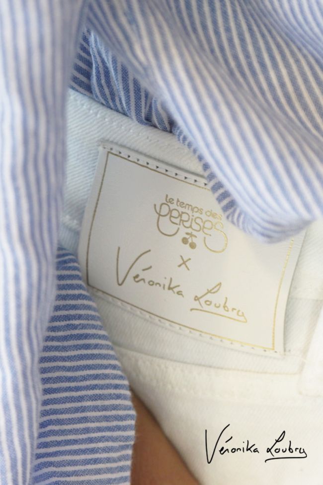 Marywhite Jeans destroy weiß 